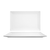 FOH DOS014WHP22 14" W White Rectangular Porcelain Spiral Plate