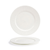 FOH DDP087BEP22 9.5" Dia. Focus Round Porcelain Embossed Catalyst Plate
