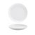 FOH DAP056WHP23 6.25" W Porcelain Round Raised Deep Harmony Plate