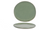 FOH DDP068GRP21 11" Dia. Green Round Porcelain Coupe Artefact Plate