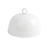 FOH DCV000WHP23 5.25" Dia. X 4" White Porcelain Round Large Monaco Cloche