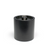 FOH RIB025BKL21 3.5 Qt. Black Stainless Steel Round Ice Bucket with Lid