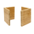 FOH BHO062BBB20 7.5" W Natural Bamboo Square Buffetware Display Riser