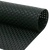 FOH XPM036BKV83 13" W Black Vinyl Square Metroweave Placemat