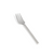 FOH FSF012MSS23 7" L Mirror Silver Stainless Steel Brandon Salad Fork