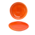 FOH DDP061ORP22 10" Dia. Blood Orange Round Porcelain Kiln Plate
