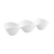 FOH BBO021WHP22 12" W Rectangular Porcelain Pod Server
