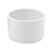 FOH ASC014WHP13 6 Oz. White Round Porcelain Canvas Cup and Ramekin