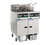 Pitco SSHLV14C/14T-2/FD-LP 46.88" W Stainless Steel Liquid Propane Solstice Supreme Reduced Oil Volume Fryer System - 109,500 BTU
