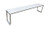 Omcan USA 47020 72" W x 15" H x 12" D Overshelf for 5 Pan Steam Table