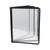 Omcan USA 39806 9.25"W x 11.75"H Black Plastic 4 Page Menu Holder