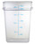 Omcan USA 80182 22 Qt. Clear Polycarbonate Square Food Storage Container