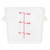 Omcan USA 80203 6 Qt. Translucent Polypropylene Square Food Storage Container