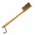 Omcan USA 44220 20" L Wood Handle Round Carbon Steel Horizontal BBQ Brush