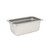 Omcan USA 80273 4" Deep Stainless Steel Solid 0.25 Size Steam Table Pan
