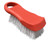Omcan USA 80504 6" L Red Plastic Utility Cutting Board Brush