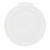 Omcan USA 80166 White Polypropylene Round Food Storage Container Lid for 2 and 4 Qt. Container