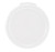 Omcan USA 80185 Clear Polycarbonate Round Food Storage Container Lid for 12 18 and 22 Qt. Container