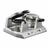 Waring WW250BX2 7" Dia. Heavy Duty Die Cast Housing Double Side-By-Side Commercial Belgian Waffle Maker - 208 Volts