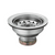 Omcan USA 43409 3.5" Drain Basket with Stopper