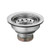 Omcan USA 43409 3.5" Drain Basket with Stopper