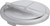 Omcan USA 80580 White Plastic Round Rotating Lid for 20 Gallon Container #80583