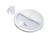 Omcan USA 80580 White Plastic Round Rotating Lid for 20 Gallon Container #80583