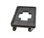 Omcan USA 80189 Gray Food Carrier Dolly with Cargo Strap