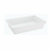 Omcan USA 85129 18" W x 6" H x 26" D White Polypropylene Rectangular Food Storage Container