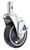 Omcan USA 39534 5" Dia With Brakes Bun Rack Wheel