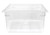 Omcan USA 85120 18" W x 9" H x 26" D Clear Polycarbonate Rectangular Food Storage Container