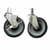 Omcan USA 28637 5" Dia for Pan and Lug Racks Casters 4 Pc Set
