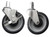 Omcan USA 28637 5" Dia for Pan and Lug Racks Casters 4 Pc Set