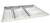 Omcan USA 44113 28.5" W x 10.75" D Stainless Steel 18 Gauge Rectangular Display tray