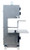 Omcan USA 46785 80" Blade Stainless Steel Tabletop Band Saw - 1100 Volts 1 HP