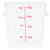 Omcan USA 80193 8 Qt. Translucent Polypropylene Square Food Storage Container