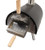 Omcan USA 44432 Black Stainless Steel Portable Wedge Wood Burning Pizza Oven