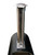 Omcan USA 44432 Black Stainless Steel Portable Wedge Wood Burning Pizza Oven