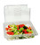 Omcan USA 43639 0.50 Size Translucent Polycarbonate Food Pan Flip N Lid