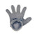 Omcan USA 44354 Stainless Steel XSmall Mesh Glove with Gray Silicone Strap