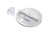 Omcan USA 80579 White Plastic Round Rotating Lid for 10 Gallon Container #80582