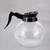 Omcan USA 69224 1.8 L. Glass with Black Handle Decanter