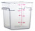 Omcan USA 80169 8 Qt. Clear Polycarbonate Square Food Storage Container