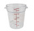Omcan USA 80200 22 Qt. Clear Polycarbonate Round Food Storage Container
