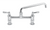 Component Hardware TLL61-8106-SE1Z 8" Centers Stainless Steel Deck Mount Elevated Bridge Top-Line Faucet