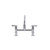 Component Hardware TLL61-8110-SE1Z 8" Centers Stainless Steel Deck Mount Elevated Bridge Top-Line Faucet