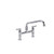Component Hardware TLL61-8110-SE1Z 8" Centers Stainless Steel Deck Mount Elevated Bridge Top-Line Faucet