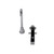 Component Hardware KL25-4000-RKIT Low Lead Single Knee Valve or Wall Mount Spout Base and 3" Rigid Gooseneck Spout