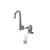 Component Hardware KL25-4000-RKIT Low Lead Single Knee Valve or Wall Mount Spout Base and 3" Rigid Gooseneck Spout