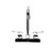 Component Hardware KL41-4002-RE1 4" Centers Stainless Steel Deck Mount Gooseneck Spout Encore Workboard Faucet